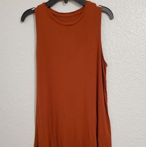 Orange tank top